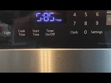 how to reset clock on lg gas stove